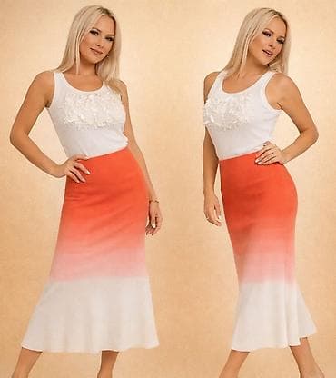 Ureznice: Divna suknja fantastičan kvalitet i model uvoz Turska pamuk-elastin — 1