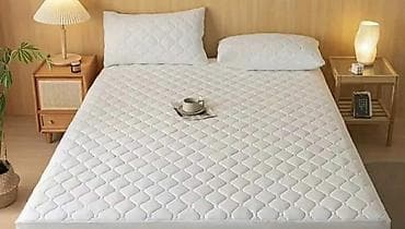 posteljina 140x220: Zaštitna navlaka za dušek – vodootporni prošiveni prekrivač gs - Sloj — 2