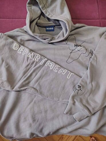 sako velicina m: Duks, L (EU 52), Hugo Boss, bоја - Siva, Sa kapuljačom — 4