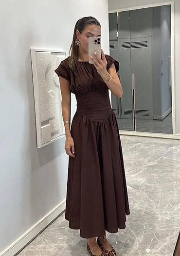 leskovac haljine: 03. L. - Nova kolekcija✨ • Haljina od Prirodnog materijala Premium — 1