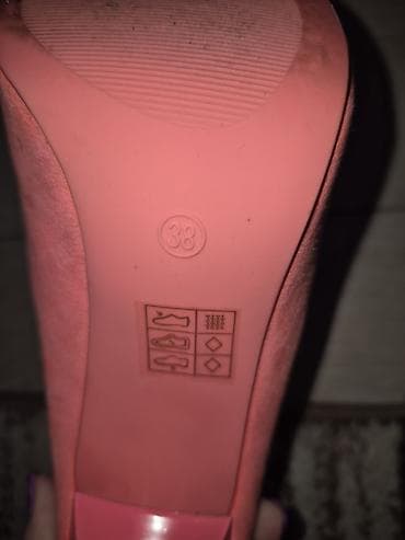 arilje ves za trudnice: Ženske salonke na štiklu – koralno/losos roze boje. - Brend: Yes Mile — 4