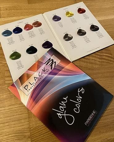 crvene tunike: Profesionalne trajne boje za kosu – Black Professional Line, Sintesis — 5