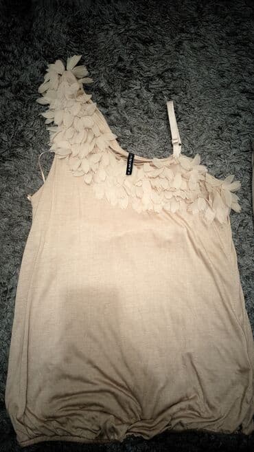crop top h m: L, Viscose — 14