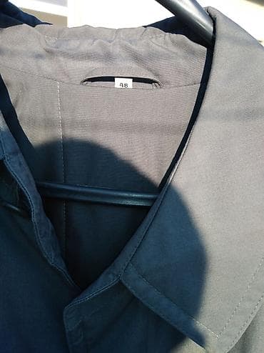 kapa original: Muški klasični mantil – STEDLER, veličina 48 - Boja: sivo-maslinasta — 4