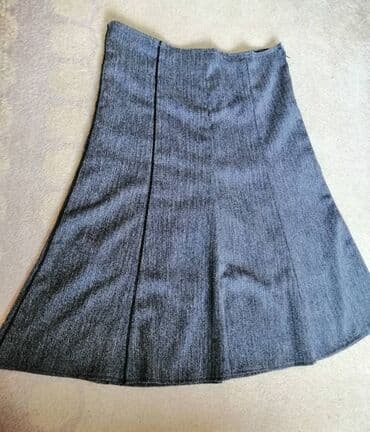 zara helanke sa prorezom: 8XL (EU 56), Midi, color - Grey — 2