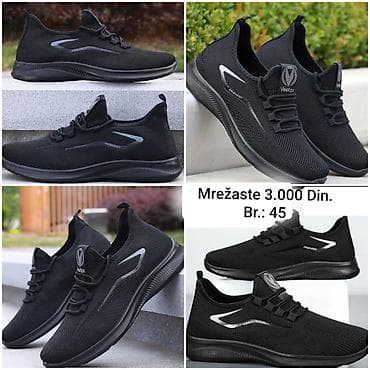 nike patike novo: Mrežaste patike – crne, lagane i prozračne - Materijal gornjišta — 2