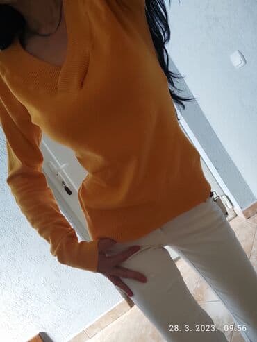Women's Sweaters, Cardigans: S, Cotton, Single-colored — 3