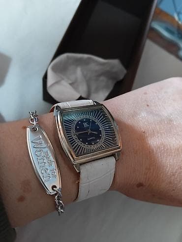 Naočare: Elegantni ženski set: kvarcni ručni sat + narukvica - Sat — 2