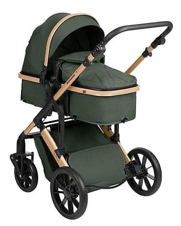 nastavak za kolica: KIKKA BOO Darling 3u1 – premium kolica sa I-Size auto sedištem, army — 5