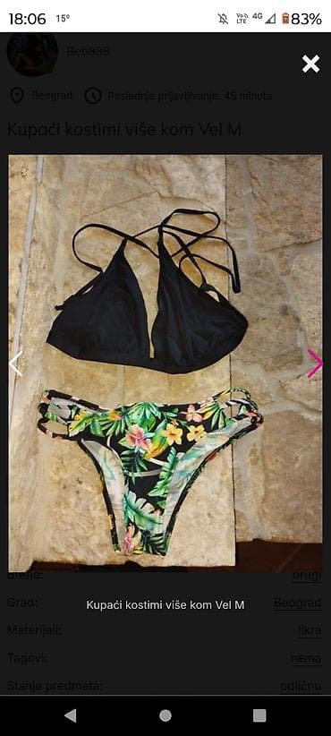 kupaci sa ogrtacem: Kupaći M više kom 480 din po komadu nošeni par puta — 4