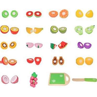 ikea kutije za odlaganje igracaka: SET OD 20 DELOVA DRVENO VOĆE – ECO TOYS Šifra proizvoda: TL8 Set — 3