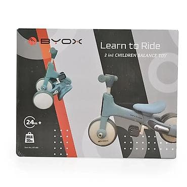 tricikl sa ruckom: BYOX Learn to Ride 2-u-1 – plavi (šifra: CANB9177-70) Inovativni mini — 5
