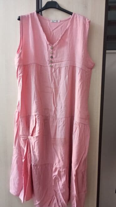 top ispod sakoa: XL (EU 42), bоја - Roze, Oversize, Top (bez rukava) — 1