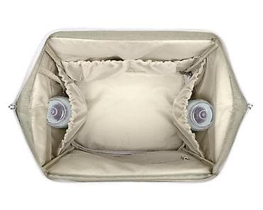 deciji satovi igracke: KikkaBoo Torba za mame Siena Luxe Secret Garden – beige Elegantna i — 8