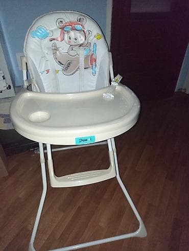 Pueri visoka stolica za hranjenje bebe - Stabilna metalna
