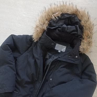 parna odela: Zimska parka jakna – crna, duga - Topla, duga parka do iznad kolena - — 1