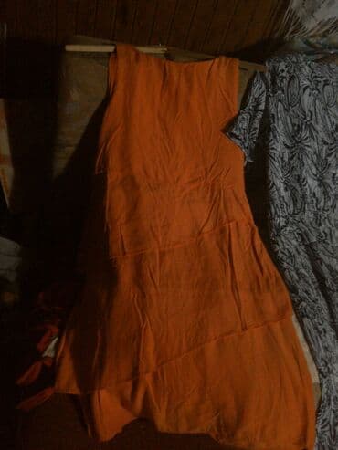 haljine numoco: Zara L (EU 40), color - Orange, Other sleeves — 1