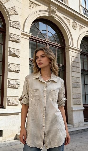 esprit obuca beograd: ✅✅Pruge košulja/košulja-haljina sa dugmadima – više boja
✅2000 din — 4