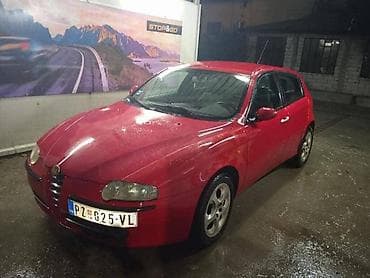 Automobili: ALFA ROMEO 147 - KOMPLETAN AUTO U DELOVIMA | Alfa 147 crvena boja — 2