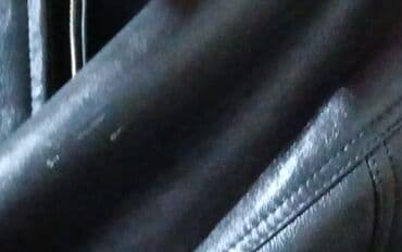 zara zimska jakna: Kožna jakna Prava koža, L, bоја - Crna — 7