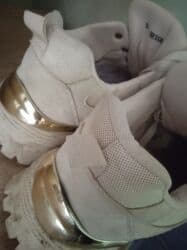 Flat shoes: 38, color - Beige — 2