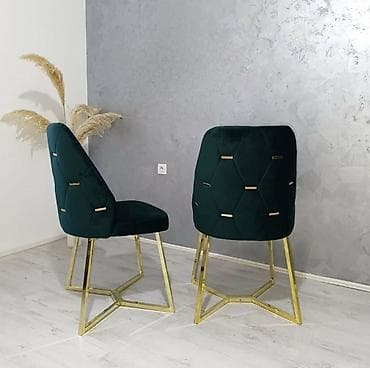 Donji delovi trenerke: Barske/dining stolice sa zlatnim metalnim nogama i mekanim — 2