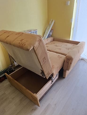 mali fotelji: Fotelja na razvlačenje sa kutijom za odlaganje - Kompaktna dvosedska — 3