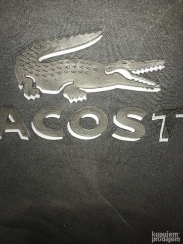 muške kravate: Original Lacoste duks 3 ( M ) 100% cotton Crna boja Ramena 45cm — 2