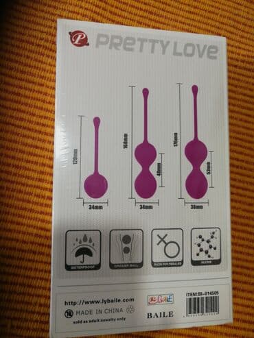 silikonski dildo: Silikonske Japanske kuglice - nove — 4