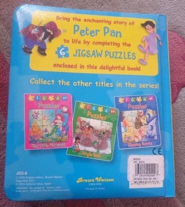 decija enciklopedija o zivotinjama: Peter Pan puzzles Brown Watson, England. Petar Pan decija knjiga + — 2