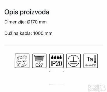 visece lampice za prozore: Visilica, bоја - Crna, Novo — 3