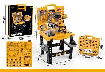 Dečiji set alat u koferu – radni sto „Little Engineer/Workbench” -