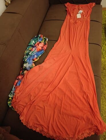 kućna haljina: M, bоја - Narandžasta — 4
