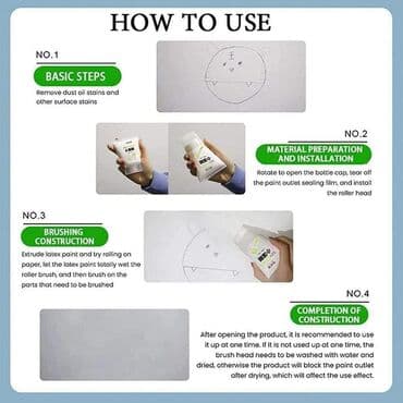 nega usta: Valjak/krema za uklanjanje crteza na zidu Cena 1/kom - 900 dinara — 4