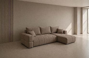 sto i stolica: Modularna ugaona Tedi garnitura sa chaise-om – minimalistički dizajn i — 5