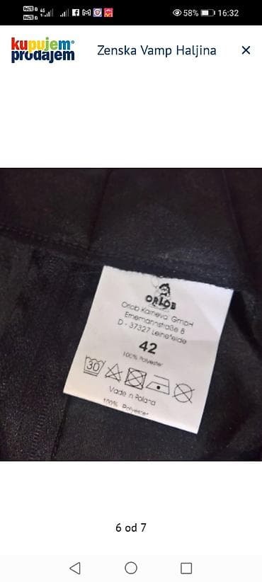 torbe novi sad: Ženska “Vamp” haljina – kostim - Duga haljina u crveno‑crnoj — 6