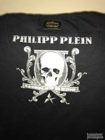 Majice: Original PHILIP PLEIN majica S 95% cotton 5% elastin Ramena 40cm — 4