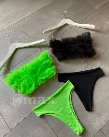 hm kupaci kostimi 2023: New,Explozion’’ women swim wear Velicine: S M L Boja: Zelena Crna — 6