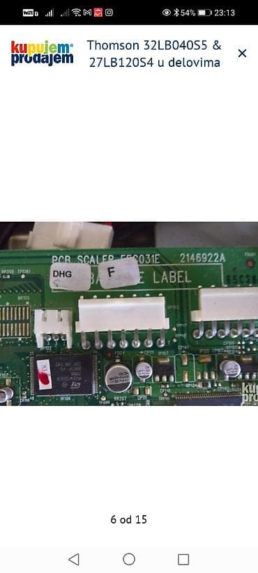 daljinski za tv sharp aquos: Thomson 32LB040S5 i 27LB120S4 – prodaja u delovima Dostupne — 7