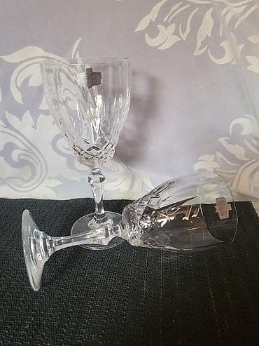poklon za razrednog: Case kristal Zajecar za vino iz 70ih.god. Case kristal Zajecar za — 5