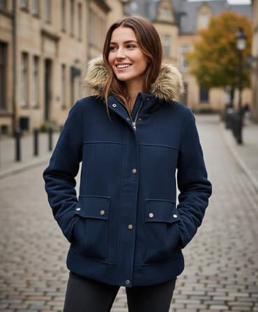 stradivarius dzemperi srbija: Stradivarius, S (EU 36), Jednobojni, Sa postavom, Veštačko krzno — 1