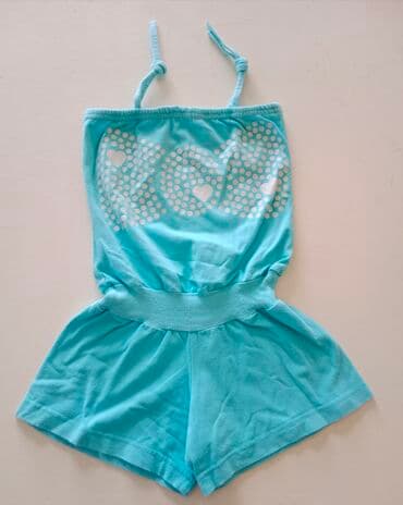 hm kombinezoni za devojcice: 98-104, color - Turquoise — 1