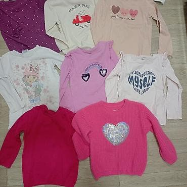 roze nike patike: Paket dečije garderobe za devojčicu – majice/duks/pulover + — 2