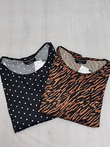 Ski suits: Ženske pamučne majice – TESSENTIALS - Model: klasična majica sa — 2