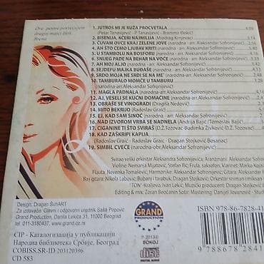 zena lavica: CD: Lepa Brena – Izvorne i novokomponovane narodne pesme (CD1) — 2