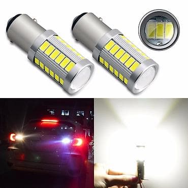 Led sijalica P21W 33 1156 sa konveksnim socivom na vrhu hladno bela