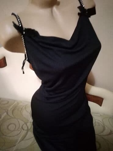 Haljine: 9Fashion Woman M, bоја - Crna, Koktel, klub, Na bretele — 1