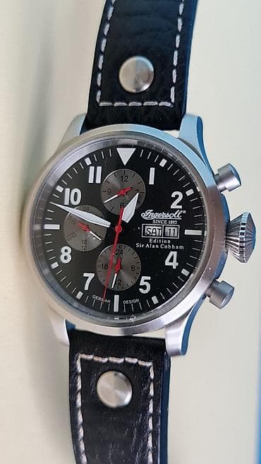 casio sat digitron: Ingersoll “Sir Alan Cobham” Edition – automatski pilotski hronograf - — 8