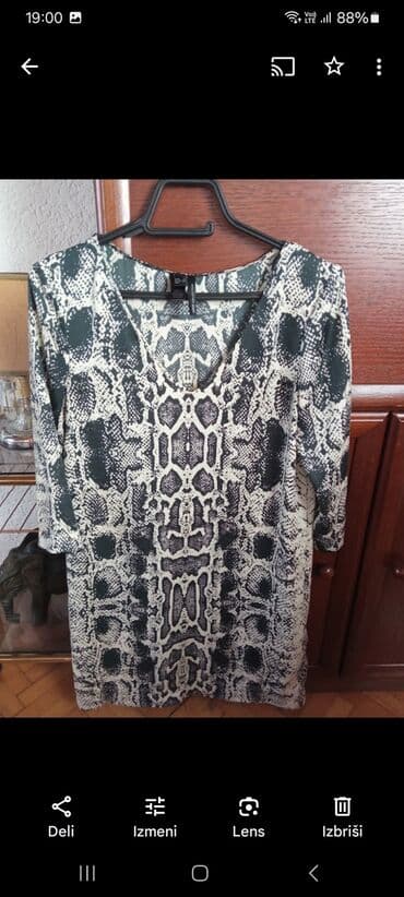 crop top c a: Mango S (EU 36), bоја - Šareno, Večernji, maturski, Dugih rukava — 1