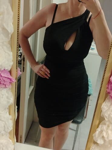 replay haljine fashion and friends: Mango M, color - Black, Cocktail, With the straps — 2